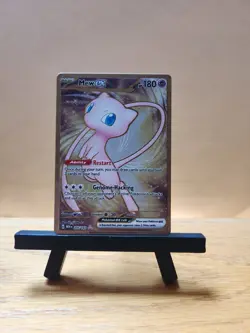 Mew ex - 151 Metal Card 205/165 SV Scarlet & Violet 151 Pokemon UPC Promo Gold - Image 1