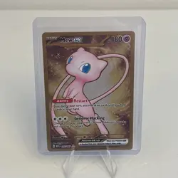 Mew ex - 151 Metal Card 205/165 SV Scarlet & Violet 151 Pokemon UPC Promo Gold - Image 1