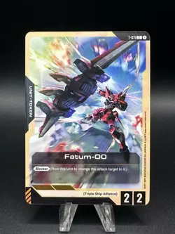 Fatum-00 (T-011) [Regular] (NM) - Gundam Card Game - Newtype Rising (ENG) - Image 1