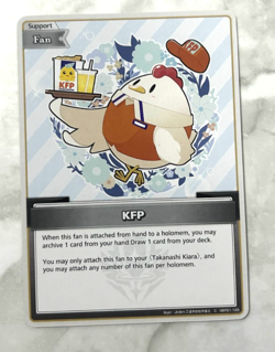 KFP Hololive Card Game Vol.1 ENGLISH Anime Trading Card - Image 1