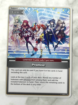 Promise Hololive Card Game Vol.1 ENGLISH Anime Trading Card - Image 1