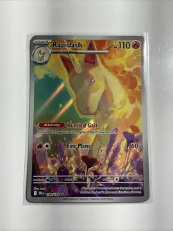 Rapidash 189/182 Sv10: Destined Rivals Holo Pokemon TCG Illustration Rare Card - Image 1