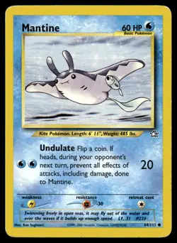 Pokemon TCG | Neo Genesis | Mantine | 64/111 | LP - Image 1