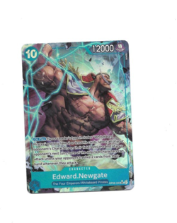 One Piece Card Game Edward.Newgate OP08-043 SR Alternate Art Parallel Card NM - Image 1