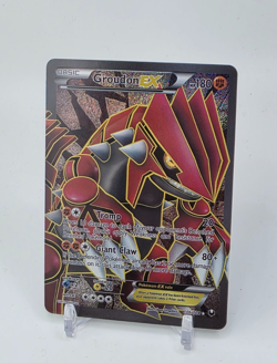 Custom SPARKLING HOLO Groudon Ex Groudon Card READ DESCRIPTION BELOW - Image 1