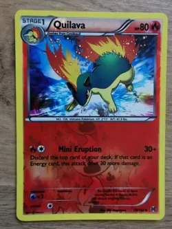 Pokemon Quilava Breakthrough Reverse Holo Card 19/162 NM Condition - Image 1