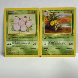 Pokemon Trading Card Game TCG Base Set 2 Exeggcute & Exeggutor 74/130 - 39/130 - Image 1