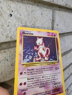 Pokemon Mewtwo Holo Rare TCG Card Base Set 10/102 HP Legendary Collection - Image 2