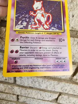 Pokemon Mewtwo Holo Rare TCG Card Base Set 10/102 HP Legendary Collection - Image 4