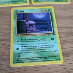 Pokemon Card WOTC Grimer 48/62 Fossil Non-holo Common Unlimited 1999 x 3 - Image 2