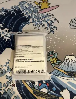 Pokemon TCG First Partner Power Card Sleeves X65 Pokemon Centre - Image 2