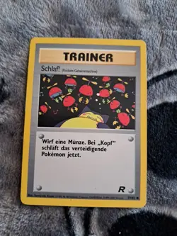 German Sleep! "Schlaf!" Team Rocket 79/82 Pokemon Card - Image 1