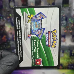 DOUBLE ERROR Pokemon Code Redemption Card SQUARE CUT / Misprint Code - Image 2