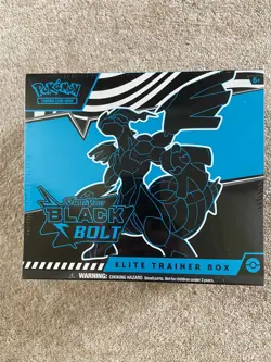 Pokemon TCG Black Bolt ETB Elite Trainer Box New Sealed In Hand - Image 1