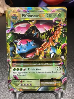 Pokemon XY Evolutions- Mega Venusaur EX Ultra Rare 2/108 Foil Card Near Mint - Image 1