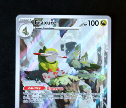 Pokemon Card TCG - Fraxure 077/064 - Shrouded Fable - Illustration Rare - NM ⭐ - Image 2