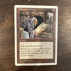 MTG Library of Leng - 5th Edition/ Lp - Image 2