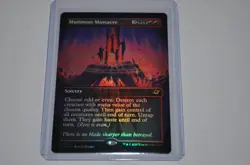 MTG magic EDGE OF ETERNITIES eoe rare BORDERLESS FOIL MUTINOUS MASSACRE #314 - Image 1