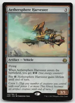 MTG Aethersphere Harvester R Aether Revolt 142 LP - Image 1