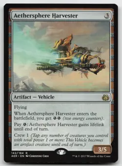 MTG Aethersphere Harvester R Aether Revolt 142 LP - Image 1