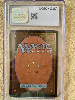 MTG Gauntlet of Might Unlimited Edition CGC 6 EX/NM Autograph 9 Signed by Rush - Image 2