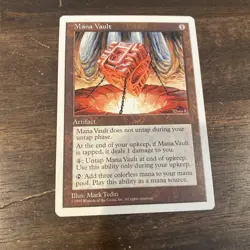 Mana Vault - MTG Fifth Edition 1997 - Rare -Magic The Gathering - Image 2