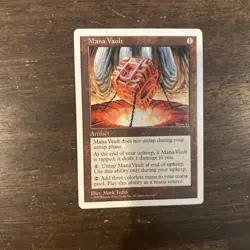 Mana Vault - MTG Fifth Edition 1997 - Rare -Magic The Gathering - Image 5