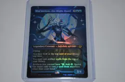 MTG magic EDGE OF ETERNITIES eoe rare BORDERLESS FOIL MM'MENON RIGHT HAND #290 - Image 1