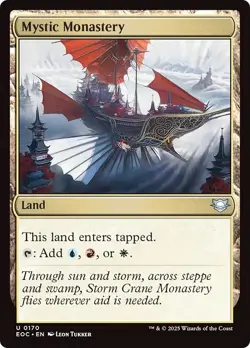 MYSTIC MONASTERY x4 mtg NM-M Commander: Edge of Eternities 4 Unc - Image 1