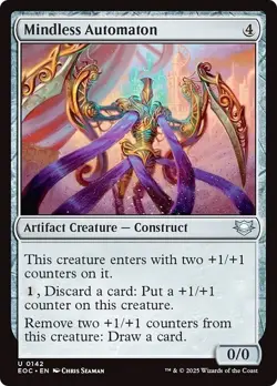 MINDLESS AUTOMATON x4 mtg NM-M Commander: Edge of Eternities 4 Unc - Image 1