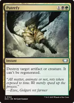 PUTREFY x4 mtg NM-M Commander: Edge of Eternities 4 Unc - Image 1