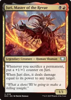 JURI, MASTER OF THE REVUE x4 mtg NM-M Commander: Edge of Eternities 4 Unc - Image 1