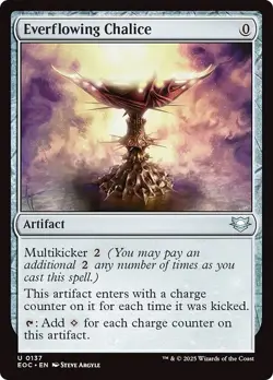 EVERFLOWING CHALICE x4 mtg NM-M Commander: Edge of Eternities 4 Unc - Image 1