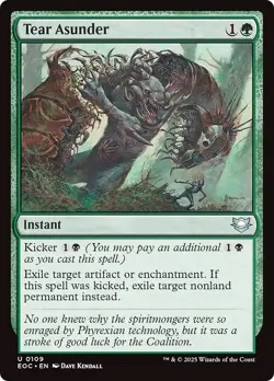 TEAR ASUNDER x4 mtg NM-M Commander: Edge of Eternities 4 Unc - Image 1