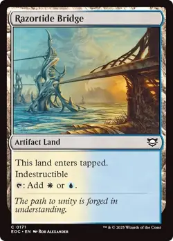 RAZORTIDE BRIDGE x4 mtg NM-M Commander: Edge of Eternities 4 Common - Image 1