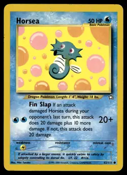 Pokemon TCG | Neo Genesis | Horsea | 62/111 | LP - Image 1