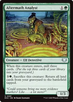 AFTERMATH ANALYST x4 mtg NM-M Commander: Edge of Eternities 4 Unc - Image 1