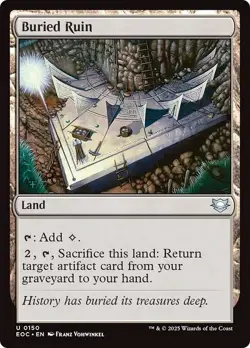 BURIED RUIN x4 mtg NM-M Commander: Edge of Eternities 4 Unc - Image 1
