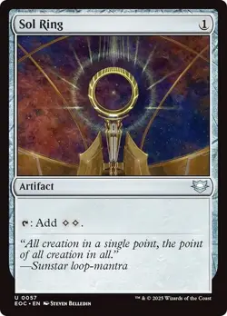 SOL RING mtg NM-M Commander: Edge of Eternities 1 Unc - Image 1