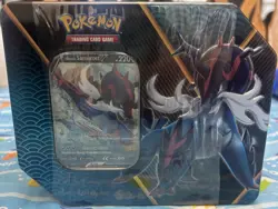 Pokemon TCG: Divergent Powers Tin Hisuian Samurott V New Sealed Evolving Skies - Image 1