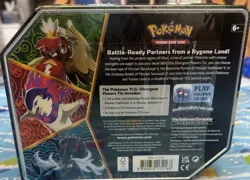 Pokemon TCG: Divergent Powers Tin Hisuian Samurott V New Sealed Evolving Skies - Image 2