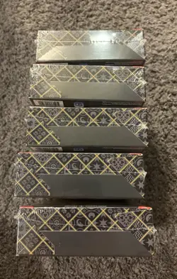 Pokemon Paldean Fates Booster Bundle Lot Of 5 SEALED - Image 4