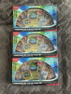 Pokemon TCG GameStop Exclusive Venusuar And Blastoise Ex Premium Collection - Image 1