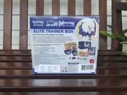 Pokemon TCG Sun and Moon Base Lunala ETB Elite Trainer Box Sealed Plastic Case - Image 2