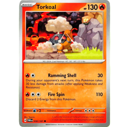 Torkoal - Common - Pokemon TCG Scarlet & Violet Twilight Masquerade #030/167 - Image 2