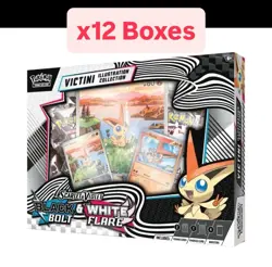 (12) Pokemon Black Bolt/White Flare Unova SV10.5 Victini Illustration Collection - Image 1