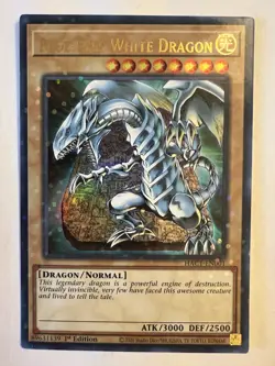 Yugioh Blue-Eyes White Dragon HAC1-EN001 1st Edition Duel Terminal Parallel - NM - Image 1
