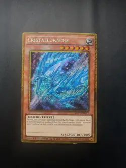 ⭐Yugioh | Cristalldrache | EXC | DE | Gold Secret Rare | Lim.Auflage | MVP1⭐ - Image 1