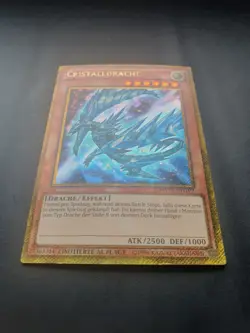 ⭐Yugioh | Cristalldrache | EXC | DE | Gold Secret Rare | Lim.Auflage | MVP1⭐ - Image 2