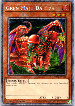 Gren Maju Da Eiza - RA04-EN124 - Platinum Secret Rare 1st Edition Yugioh - Image 1